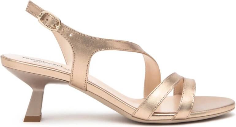 Nerogiardini Gouden Laminato Sandalen