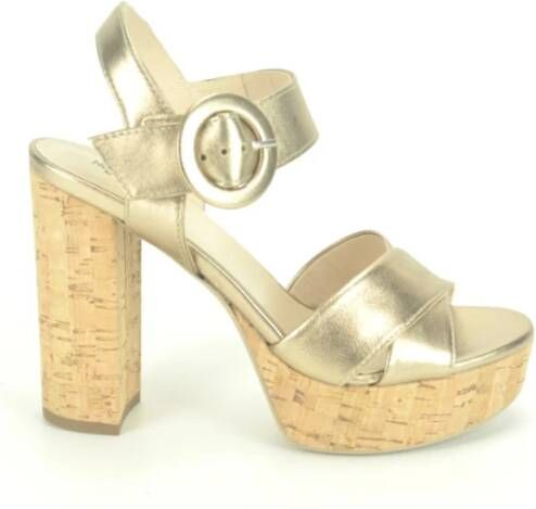 Nerogiardini Sandalen met hoge hakken Yellow Dames