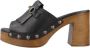 Nerogiardini Heeled Mules Black Dames - Thumbnail 2