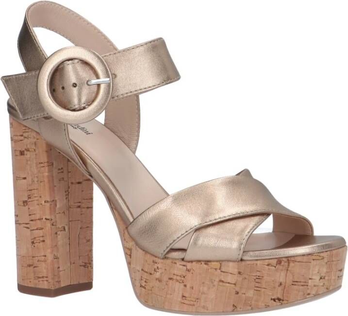 Nerogiardini Sandalen met hoge hakken Geel Dames