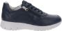 Nerogiardini Leren Heren Sneakers met Veters en Ritssluiting Blue Heren - Thumbnail 1