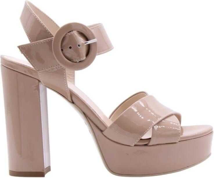 Nerogiardini High Heel Sandals Beige Dames