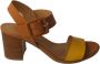 Nerogiardini Tan Mustard High Heel Sandals Brown Dames - Thumbnail 1