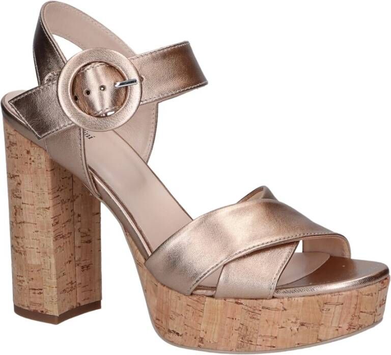 Nerogiardini Sandalen met hoge hakken Geel Dames
