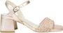 Nerogiardini Luxe Strass Sandalen voor speciale gelegenheden Beige Dames - Thumbnail 50