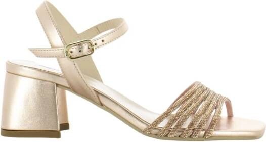 Nerogiardini High Heel Sandals Geel Dames