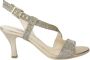 Nerogiardini Dames Casual Gouden Leren Sandalen Yellow Dames - Thumbnail 1