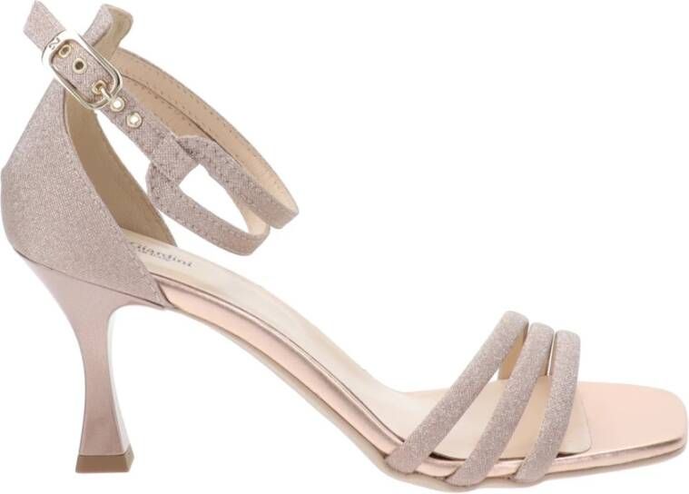 Nerogiardini Elegant Strappy High Heel Sandals Pink Dames