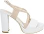 Nerogiardini Hoge hak sandalen voor dames White Dames - Thumbnail 1