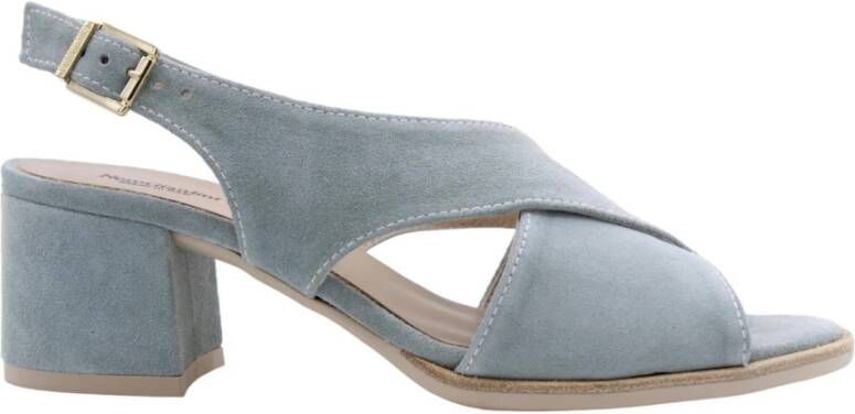 Nerogiardini Hoge hak sandalen voor vrouwen Gray Dames