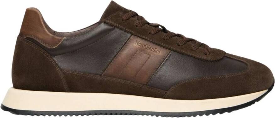 NeroGiardini Sneakers Arold Savana Bruin Delavato Beige Tr Palermo Tad Streetwear Volwassen - Foto 2