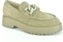 Nerogiardini Taupe Suède Mocassin Loafers - Thumbnail 1