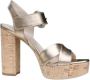 Nerogiardini Iridescent leren hoge hak sandalen - Thumbnail 1