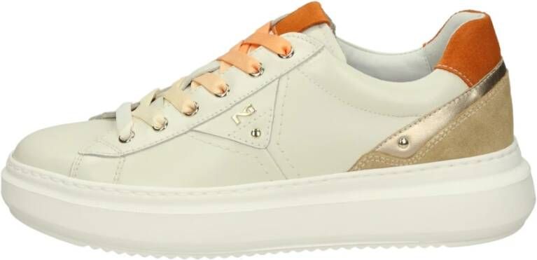 Nerogiardini Italiaanse Stijl Leren Sneakers