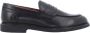 Nerogiardini Zwarte leren heren loafers met band Black Heren - Thumbnail 5