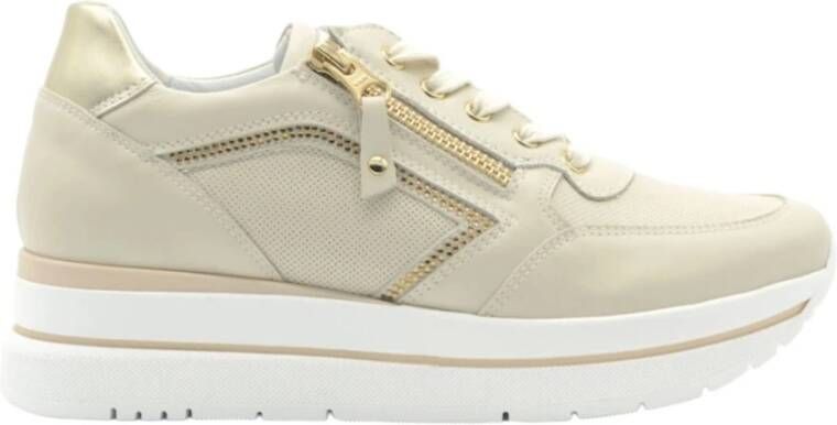 Nero Giardini NeroGiardini E409831D 710 Beige sneaker wijdte G - Foto 3