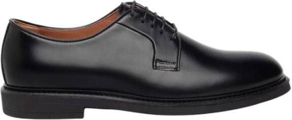 Nerogiardini Leren Veterschoenen Black Heren