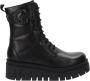 Nerogiardini Zwarte Leren Enkellaarzen met Metalen Detail Black Dames - Thumbnail 9