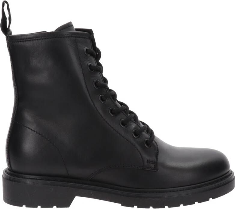 Dames Enkellaarsjes Met Rits En Blokhak