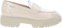 Nerogiardini Leren Dames Loafers Stijlvol Comfortabel Beige Dames - Thumbnail 9