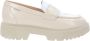 Nerogiardini Leren Dames Loafers Stijlvol Comfortabel Beige Dames - Thumbnail 14