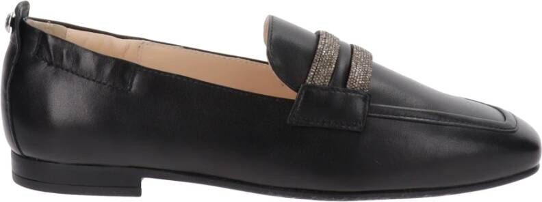 Nerogiardini Leren Dames Mocassins Black Dames