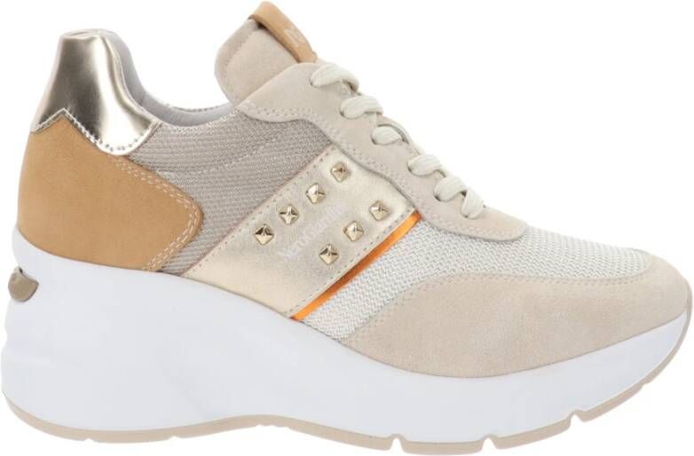 Nerogiardini Leren Dames Sneakers Stijlvol Comfortabel
