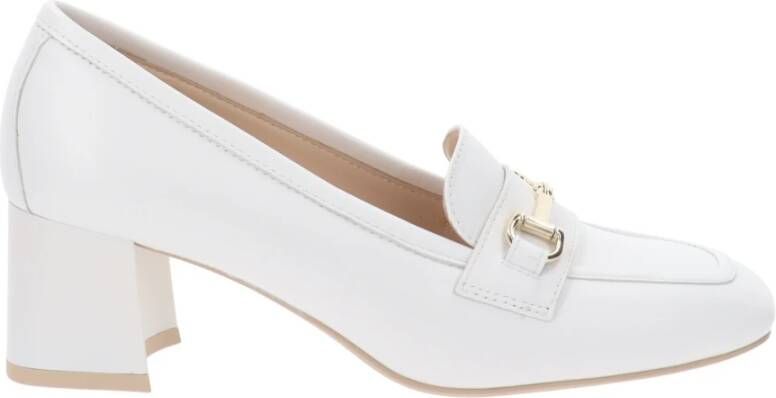 Nerogiardini Leren Dameshakken Slip-On Sluiting White Dames