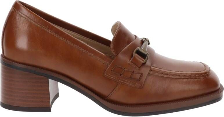 Nerogiardini Leren Damespumps Brown Dames