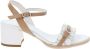 Nerogiardini Leren Damessandalen White Dames - Thumbnail 1