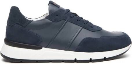 Nerogiardini Leren en suède sneakers charme stijl