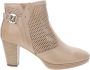 Nerogiardini Leren Enkellaarsjes met Ritssluiting voor Dames Beige Dames - Thumbnail 7