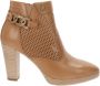 Nerogiardini Leren Enkellaarsjes met Ritssluiting voor Dames Brown Dames - Thumbnail 1