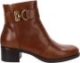 Nerogiardini Leren Enkellaarzen Elegant Kwaliteit Stijl Brown - Thumbnail 2