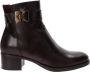 Nerogiardini Leren Enkellaarzen Elegant Kwaliteit Stijl Brown Dames - Thumbnail 11