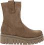 Nerogiardini Platform Dames Enkellaarzen Zwart Beige Dames - Thumbnail 14