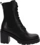 Nerogiardini Leren enkellaarzen met ritssluiting Black Dames - Thumbnail 2