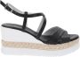 Nerogiardini Leren Gesp Sandalen Black Dames - Thumbnail 2