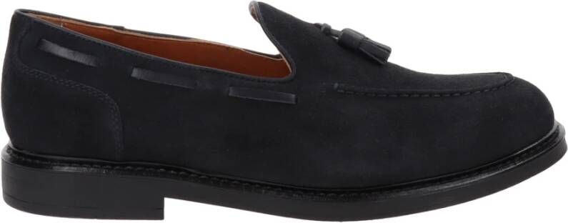 Nerogiardini Leren Heren Mocassins Blue Heren