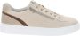 Nerogiardini Leren Heren Sneakers met Veters en Ritssluiting Beige Heren - Thumbnail 1