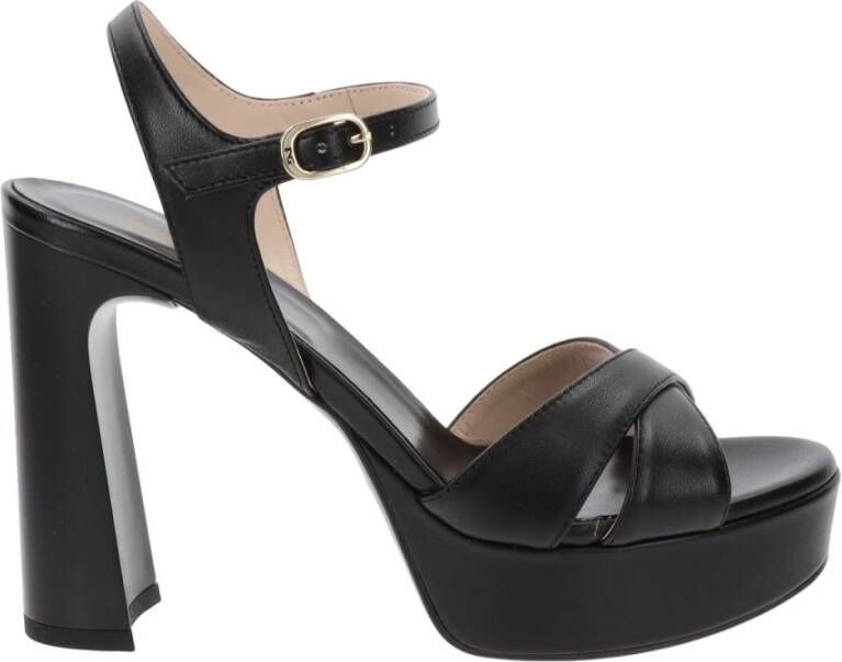 NeroGiardini Sandalen met hakken Nappa Pandora Battis.Tpu Latene 62 Poli.Laten