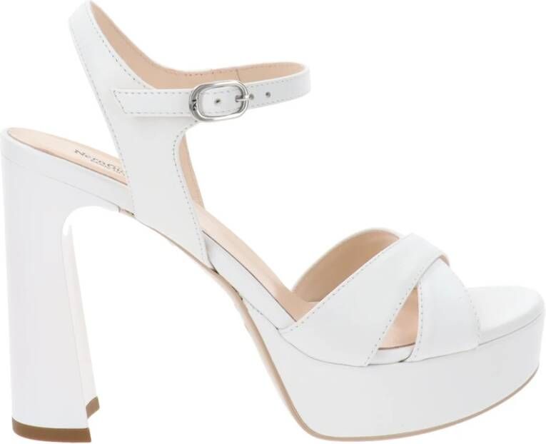 NeroGiardini Sandalen met hakken Nappa Pandora Battis.Tpu Latene 62 Poli.Latene Pla