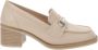 Nerogiardini Leren Hoge Hakken Schoenen voor Vrouwen Beige Dames - Thumbnail 7