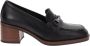 Nerogiardini Leren Hoge Hakken Schoenen voor Vrouwen Black Dames - Thumbnail 2