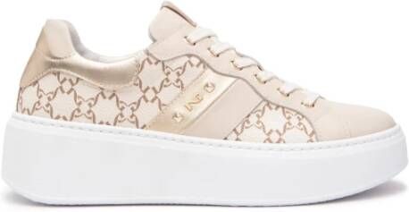 Nerogiardini Leren Logo Sneakers met Platformzool
