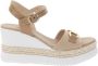 Nerogiardini Wig sandalen met metalen gesp - Thumbnail 2