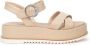 Nerogiardini Leren Sandalen Beige Sleehakken - Thumbnail 1