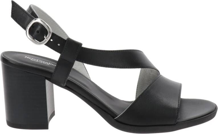 Nerogiardini Leren Sandalen met Hoge Hak