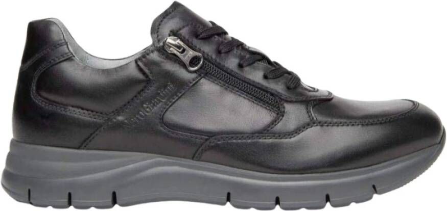 Nerogiardini Leren Sneakers in Bruin Zwart Blauw