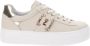 Nerogiardini Beige Lage Sneakers met Goudkleurige Accenten Beige Dames - Thumbnail 9